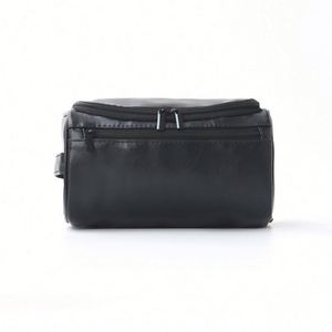 Sac de rangement pour articles de toilette en cuir PU écologique de haute qualité pour hommes, à suspendre dans la salle de bain, options personnalisables, utilisation pour les cosmétiques en voyage - Product Image 6