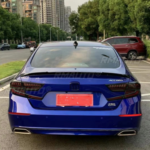 Aileron de coffre arrière style V Sport pour Honda Accord 2018 19 20, en ABS noir carbone, accessoires de tuning extérieur - Product Image 6