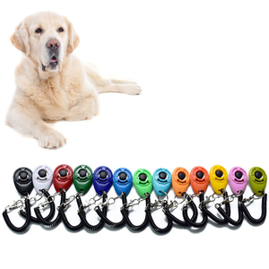Plastica di forma carina personalizzata di alta qualità molti colori tra cui scegliere con manico forniture per l'addestramento del cane Clicker per l'addestramento del cane - Product Image 2
