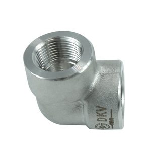 Cho dkv thép không gỉ 90 độ ổ cắm Hàn khuỷu tay 3000lb/6000lb/9000lb giả mạo nữ ren 90 độ Ống phù hợp - Product Image 3