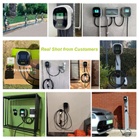 Estación de Carga para Vehículos Eléctricos ZenCar de 16A y 3 Fases, Cargador de Vehículos Eléctricos de 11kW con Control por Aplicación Wifi para Autos Chinos con Estándar GBT