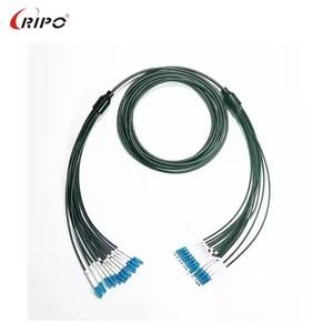 Cordon de raccordement à fibre optique blindé RIPO/câble de dérivation multi-connecteur (LC/SC/FC/ST UPC) matériau conducteur en cuivre - Product Image 5