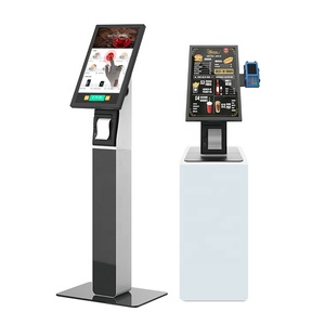 Ristorante piano in piedi Touchscreen <span class=keywords><strong>Self</strong></span> <span class=keywords><strong>Service</strong></span> 21.5 ''<span class=keywords><strong>Self</strong></span>-ording terminale di pagamento chiosco - Product Image 3
