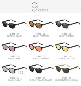 نظارات شمسية للرجال إطار أزرق من gotx UV400 مصممة يدويًا تصاميم جديدة من العلامات التجارية الشهيرة الأكثر مبيعًا - Product Image 6