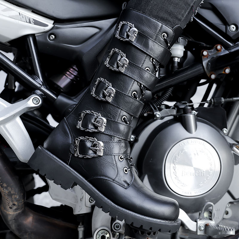 Catálogo de fabricantes de botas punk para hombres de alta