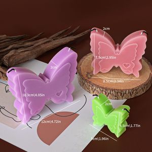 3d Grote Vlinder Siliconen Mallen Voor Kaars Maken Milieuvriendelijke Epoxyhars Mal Nummer Vorm - Product Image 4