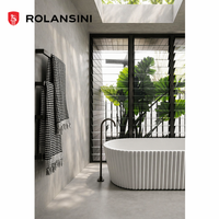 Fenêtre à persiennes verticales en aluminium et verre Rolansini, sur mesure, pour salle de bain résidentielle, isolation phonique, Australie