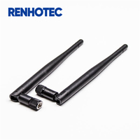 Antena de 5dbi 2.4GHz 5.8GHz con Conector SMA Macho para WiFi Inalámbrico WLAN