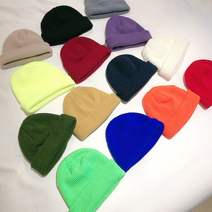 <span class=keywords><strong>Bonnet</strong></span> d'hiver en acrylique 100% personnalisable et pas cher, <span class=keywords><strong>bonnet</strong></span> tricoté à <span class=keywords><strong>pompon</strong></span> uni pour <span class=keywords><strong>femme</strong></span> - Product Image 2