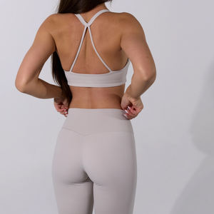 Conjunto de Yoga de Cintura Alta para Mujer, 2 Piezas, Leggings para Gimnasio y Sujetador Deportivo - Product Image 2
