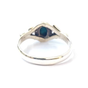 แหวนเทอร์ควอยซ์ เงินแท้ 925 แหวนพลอยเทอร์ควอยซ์ งานแฮนด์เมด คอลเลคชั่นแหวนสวยๆ เครื่องประดับเงิน ราคาขายส่ง - Product Image 5