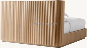 Bedroom Furniture Home Oak <b>Solid</b> <b>Wood</b> <b>Bed</b> High Quality Luxury Modern SGA-10133S Nordic <b>Bed</b> SGA-10133S - Product Image 6
