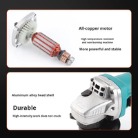 Meuleuse d'angle électrique de qualité industrielle DASH, vitesse variable, moteur à balais - Meuleuse portable à usage général pour la maison