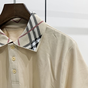 Camiseta de hombre con cuello de solapa, manga corta, de punto de algodón piqué, informal, con bolsillo, transpirable, clásica, para verano, golf y trabajo. - Product Image 2