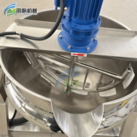 MINGFAN MF-CG500L Marmite de cuisson électrique en acier inoxydable antiadhésive à agitation automatique multi-tension (110V-480V) pour confitures et pâtes