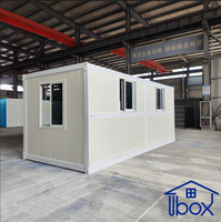 Maison de luxe modulaire préfabriquée en conteneur pliable pour chambre à coucher, modèle de construction portable