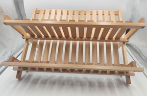 Eco-friendly Pieghevole Resistente Piatto di <span class=keywords><strong>Legno</strong></span> Cremagliera Utensile Titolare - Product Image 5