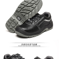 Bottes de sécurité en acier S3 pour hommes, chaussures de travail robustes pour l'exploitation minière, la construction industrielle, chaussures de sécurité pour hommes