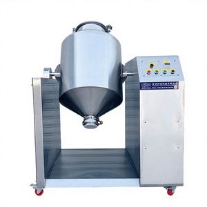 Mélangeur à double cône en acier inoxydable pour poudres, avec moteur AC, capacité 200L, haute sécurité pour les industries alimentaire et chimique - Product Image 1