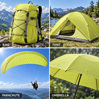 Maßgefertigter 10D 15D 20D Ultraleichter Gewebter Taft Ripstop-Nylonstoff Wasserdichter & Winddichter Stoff für Taschen Daunenjacken und Regenschirme
