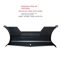 Bateau pneumatique Haiqiang SK-BOAT-06 en alliage d'aluminium, fond épaissi, pliable, portable, à fond rigide, pour la navigation, 2,3 m, 1-4 personnes