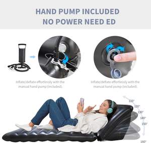 Matelas gonflable pour enfants en PVC ultra épais, portable, pour intérieur, extérieur, camping, plage, piscine - Product Image 6