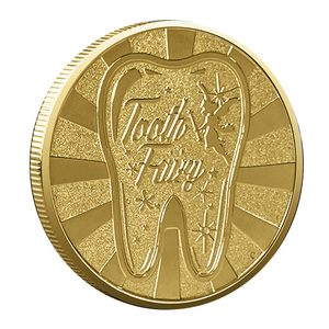 Regalo de Navidad, moneda de Hada de los dientes, intercambio de dientes creativo para niños, moneda de oro conmemorativa, insignia de Metal - Product Image 2