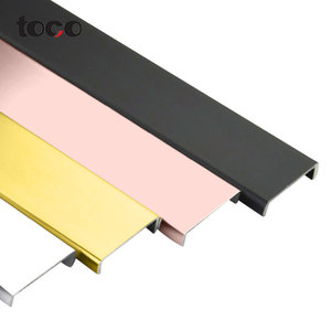 Toco-cubierta <span class=keywords><strong>de</strong></span> mesa <span class=keywords><strong>de</strong></span> aluminio, protectores <span class=keywords><strong>de</strong></span> canal embellecedores, <span class=keywords><strong>perfil</strong></span> en forma <span class=keywords><strong>de</strong></span> madera contrachapada Flexible, borde moldeado en U - Product Image 3
