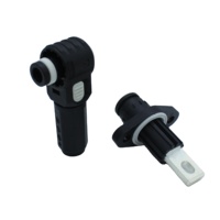 Connecteur 6 mm à courant élevé, 1 broche, indice IP67, 45-350 A, 1000-2000 V, avec alimentation haute tension pour stockage d'énergie, matériau PA66