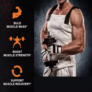 Bubuk Creatine Monohydrate OEM, Suplemen Nutrisi Rambut Creatina Pra-Latihan, Creatine Monohydrate untuk Label Pribadi - Product Image 2