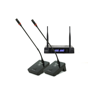 Micrô bục không dây UH-16P UHF với đa tần số 2x30 - Product Image 1