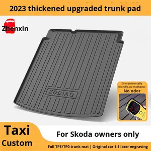 Alfombrilla para <span class=keywords><strong>Maletero</strong></span> de <span class=keywords><strong>Skoda</strong></span> Octavia Fabia Superb Kodiaq GT, Antideslizante con Patrón Ranurado y Logotipo KODIAQ - Product Image 5