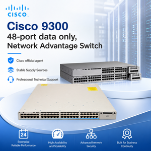 Commutateur réseau PoE+ Gigabit 48 ports C9300-48P-A neuf avec prise en charge QoS et SNMP - Product Image 3