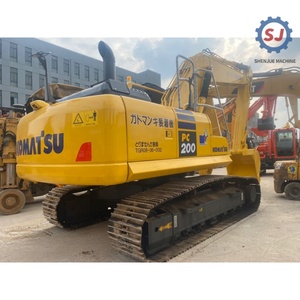 Japan Original Used Komatsu PC200 20 Ton <b>Excavator</b>-Original Engine Gearbox Pump Motor-Low Operating Hours Good Condition Low - Product Image 2