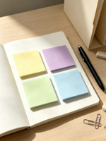 Blocs-notes autocollants multicolores économiques pour bureau, papier 75g, 50x50mm, 120 feuilles, index carrés, marque-pages, mémo