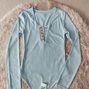 บอดี้สูทแขนยาว I-0523 ดีไซน์เสื้อยืดสุดหรูสำหรับผู้หญิงที่ใส่ใจแฟชั่น - Product Image 3