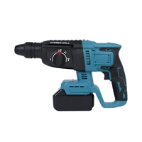 Kit combinado de herramientas eléctricas inalámbricas 4 en 1: taladro, atornillador de impacto, martillo rotatorio, amoladora angular, 2 baterías y cargador para bricolaje, OEM y venta al por mayor
