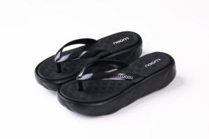 2025 été mode femmes léger bout ouvert EVA tongs respirant imperméable anti-glissant Wedge Design plat pour l'automne - Product Image 3