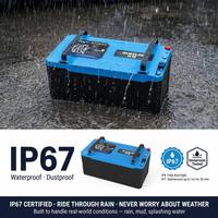 Batterie au lithium LiFePO4 48V 60V 72V 50Ah pour vélos électriques/trottinettes avec 3000 cycles, protection BMS intégrée IP67