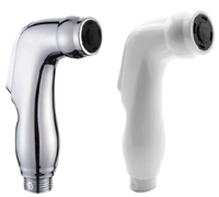 Pulvérisateur de bidet en plastique ABS commercial pour toilettes |   Douche murale fixe avec long tuyau, économie d'eau, facile à nettoyer, pour hôtel/hôpital