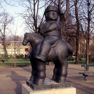 D & Z famoso artista Design di grandi dimensioni soldati grassi <span class=keywords><strong>Botero</strong></span> scultura in vendita - Product Image 3