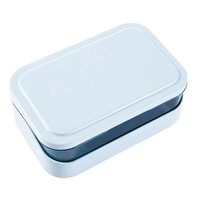 Porte-savon de luxe à double couche avec système d'ouverture et de fermeture pour la salle de bain, la toilette, le voyage, boîte de rangement