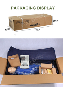Maniquí Profesional de RCP Pediátrica para Entrenamiento en Habilidades de Emergencia, Simulador de Primeros Auxilios para Niños de Tamaño Real, Ayuda Didáctica Médica - Product Image 5