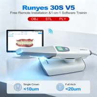 Scanner intra-oral Runyes 3DS V5 Pro, profondeur de scan de 25 mm, scan IA haute précision 10μm, orthodontie, implantologie, avec logiciel gratuit