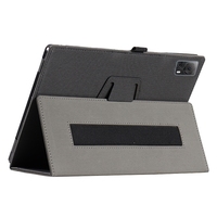 Étui en cuir PU souple à motif litchi, rabat, protection intégrale, support, pour tablette Doogee T20S T20 Mini T40 T50 Pro