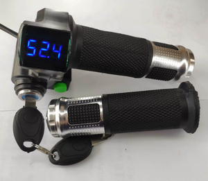 Acelerador de piezas de bicicleta eléctrica para motor eléctrico con indicador de baterí<span class=keywords><strong>a</strong></span> de pantalla LCD e interruptor de encendido y apagado y voltaje de lectura Digital - Product Image 5
