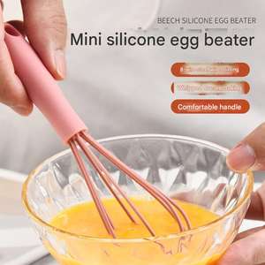 Batidor de huevos de mano, para el hogar batidor de alambre, cocina, hornear, crema, pastel, licuadora Manual, batidor de huevos giratorio - Product Image 2