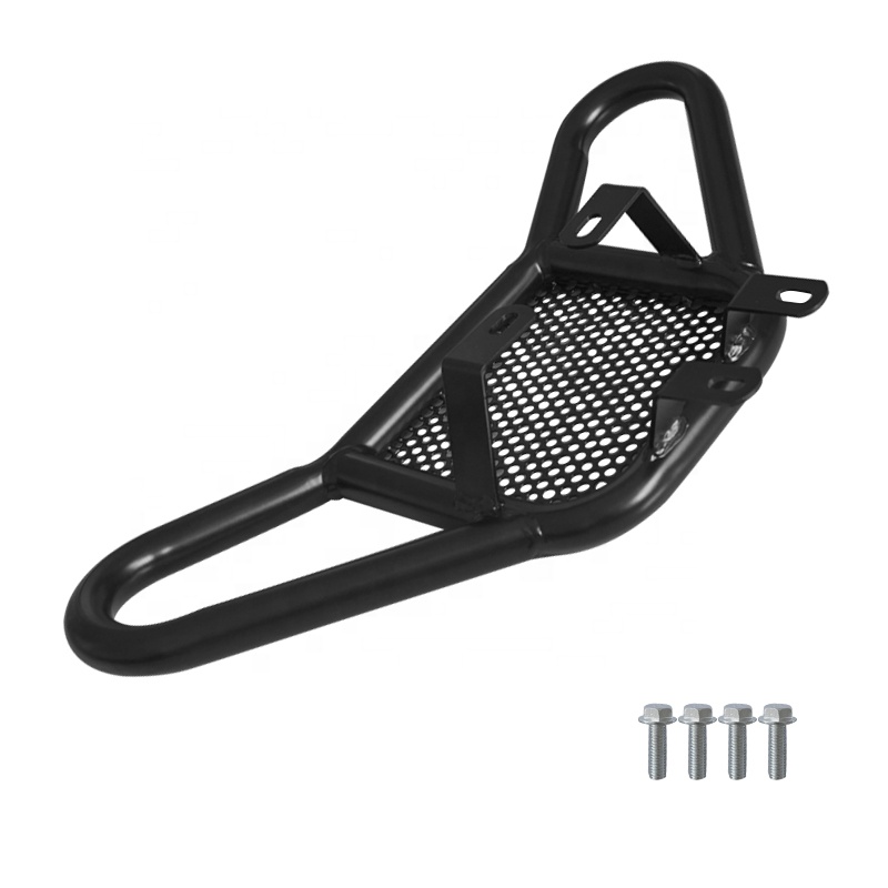 Комплект переднего бампера в сборе для Yamaha Raptor YFM 700 2006-2022, черный алюминиевый передний бампер, совместимый с Yamaha Raptor YFM 700