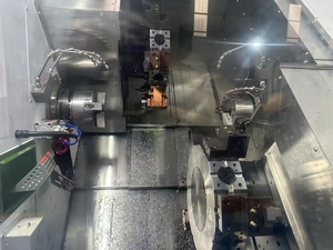 เครื่องกลึงซีเอ็นซีแบบแกนหมุนคู่สำหรับงานหนัก พร้อมหัวจับอุปกรณ์เสริมแบบมีมอเตอร์ 8 แกน ประสิทธิภาพสูง - Product Image 6