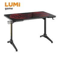 Bureau de jeu BLD01-126 avec fabricant de lumières RVB Table de jeu sur ordinateur Vente en gros Bureau d'ordinateur de jeu sur PC